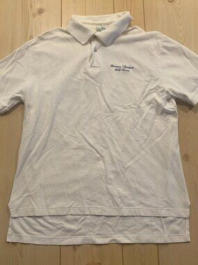 Vintage 90s Governor Tommy Thompson Golf Classic Single Stitch Polo Shirt Size L